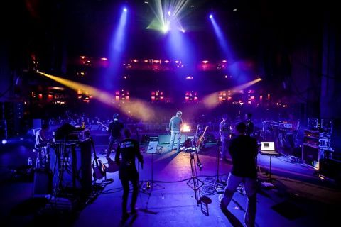 The view from the stage