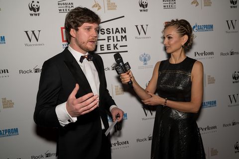 General Producer Filip Perkon interviewed on the red carpet