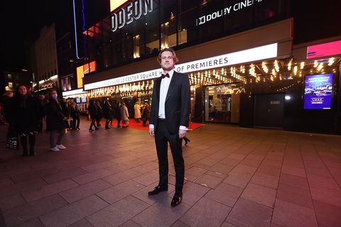 Founder Filip Perkon outside the ODEON Luxe Leicester Square at the Russian Film Week 2021 opening